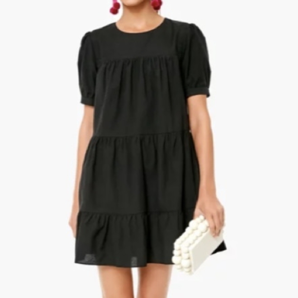 Pomander Place Black Tiered Quinn Dress